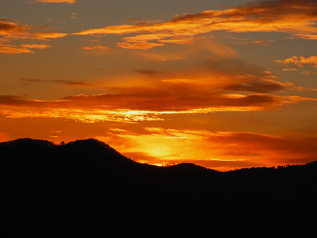 MONTE GIOCO (1366 m) da Forcella di Spettino con bel tramonto-5genn26-FOTOGALLERY